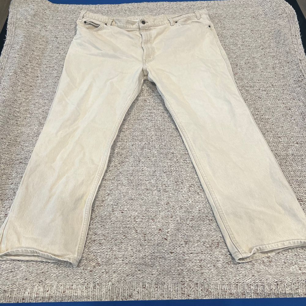 Levi's Two Horse Vintage 80s White Jeans‎ - Men's 48 x 30